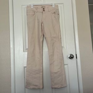 CAbi pale pink boot cut jeans
